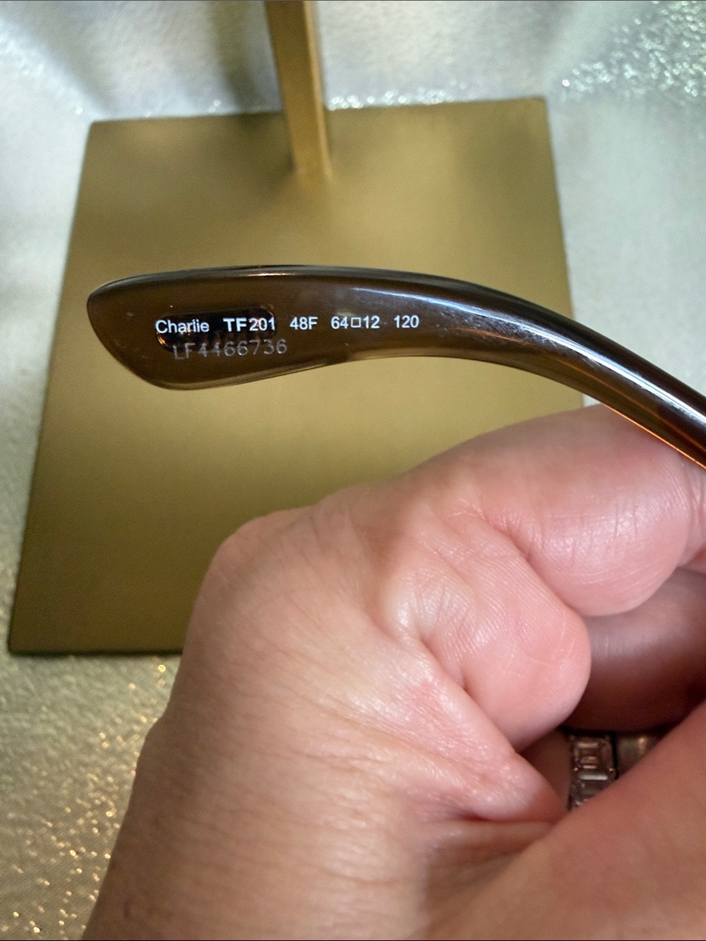 Tom Ford Brown Gradient Oversized Sunglasses - Picture 4 of 6
